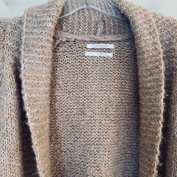 Anthropologie “Lilla” Oversized Wool Blend Cardigan Sweater Size Medium - Picture 6 of 11